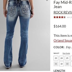 Rock revival jeans